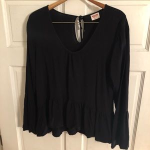 Flowy black top from target - mossimo